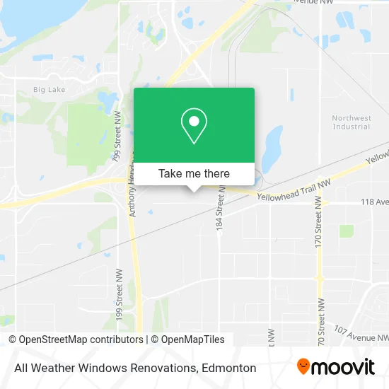 All Weather Windows Renovations map