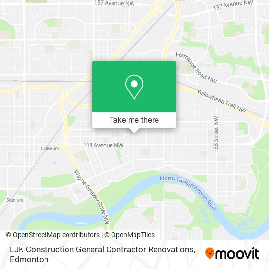 LJK Construction General Contractor Renovations map