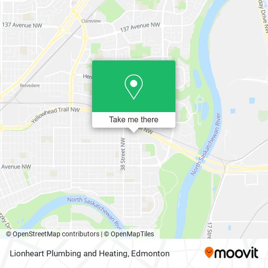 Lionheart Plumbing and Heating map