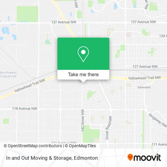 In and Out Moving & Storage map