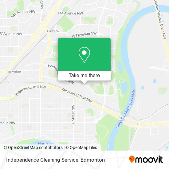 Independence Cleaning Service map