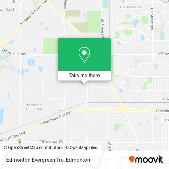 Edmonton Evergreen Tru map