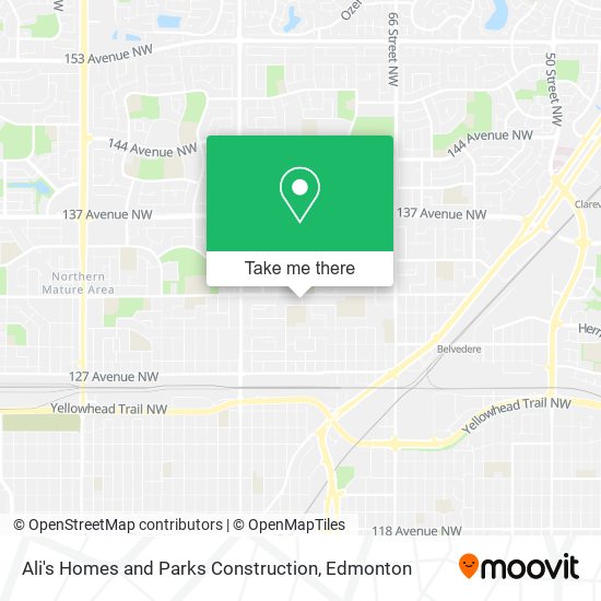Ali's Homes and Parks Construction plan