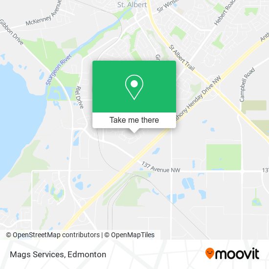 Mags Services map