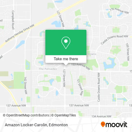 Amazon Locker-Carolin map