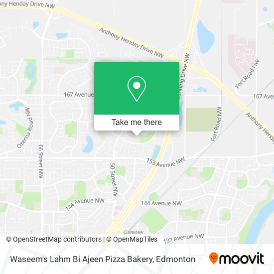 Waseem's Lahm Bi Ajeen Pizza Bakery map
