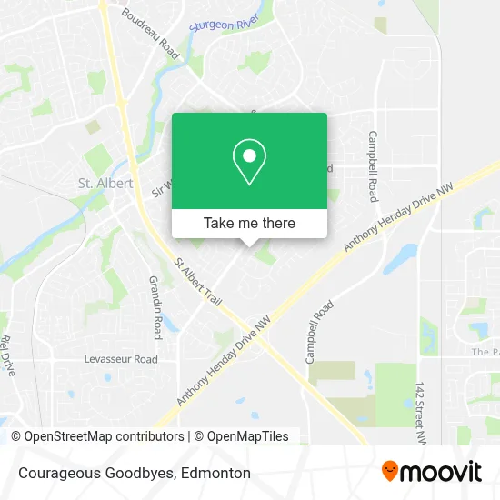 Courageous Goodbyes map