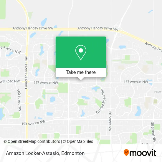 Amazon Locker-Astasio map