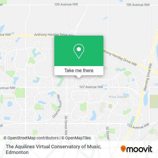 The Aquilines Virtual Conservatory of Music map