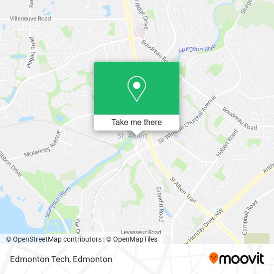 Edmonton Tech map