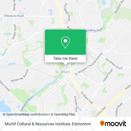 Michif Cultural & Resources Institute map