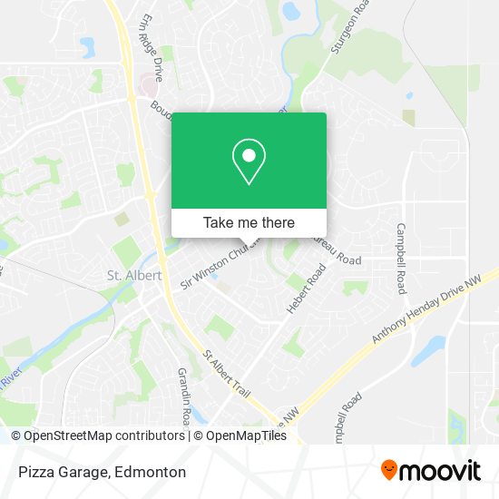 Pizza Garage map