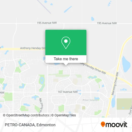 PETRO-CANADA map
