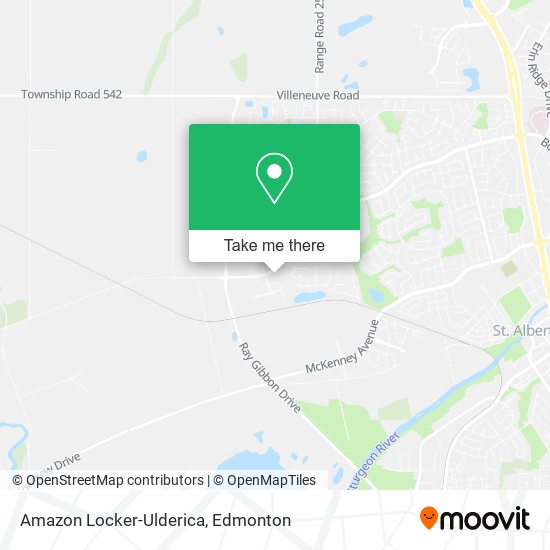 Amazon Locker-Ulderica map