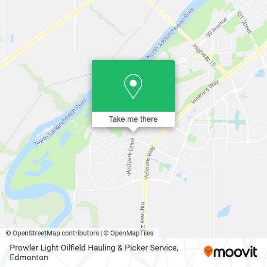 Prowler Light Oilfield Hauling & Picker Service map