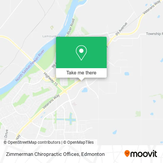 Zimmerman Chiropractic Offices map