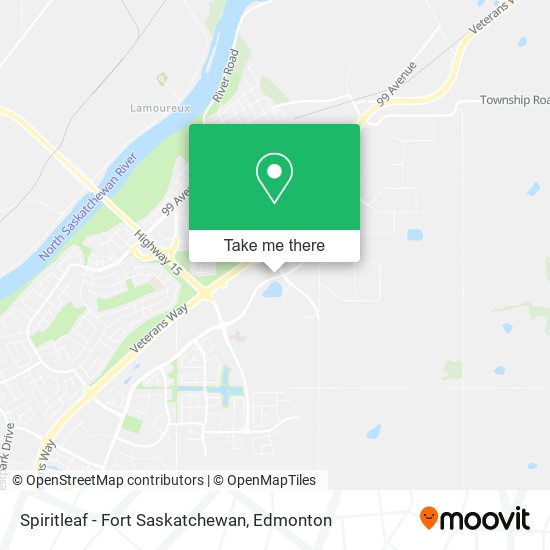 Spiritleaf - Fort Saskatchewan map