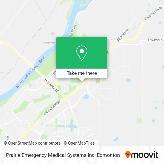 Prairie Emergency Medical Systems Inc map