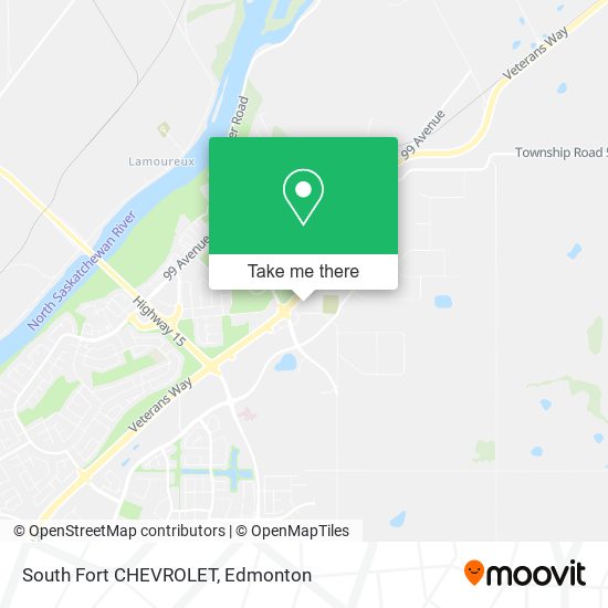 South Fort CHEVROLET map