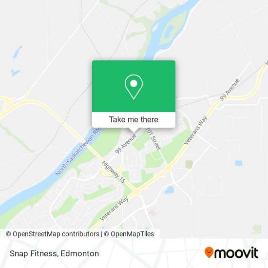 Snap Fitness map