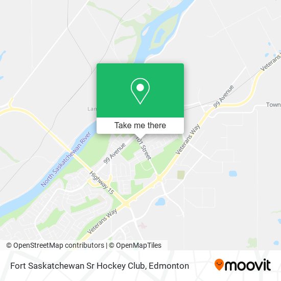 Fort Saskatchewan Sr Hockey Club map