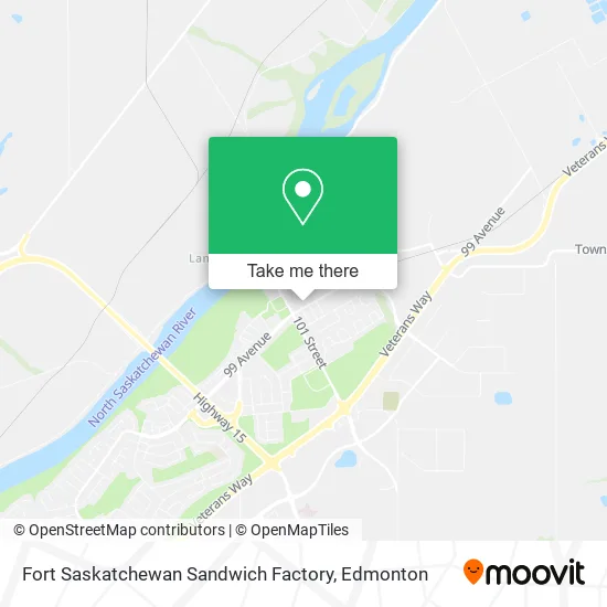 Fort Saskatchewan Sandwich Factory map