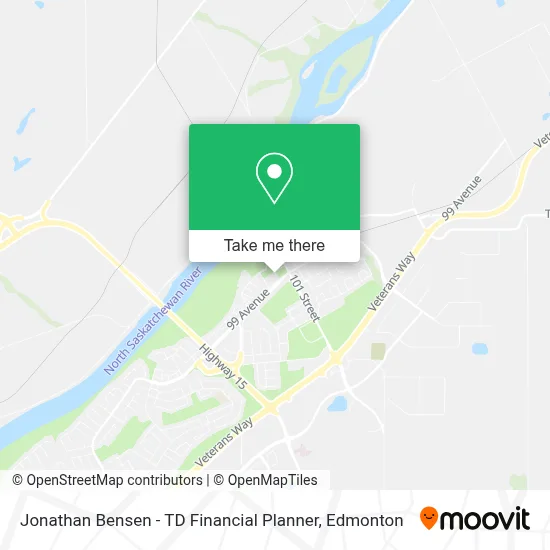 Jonathan Bensen - TD Financial Planner map