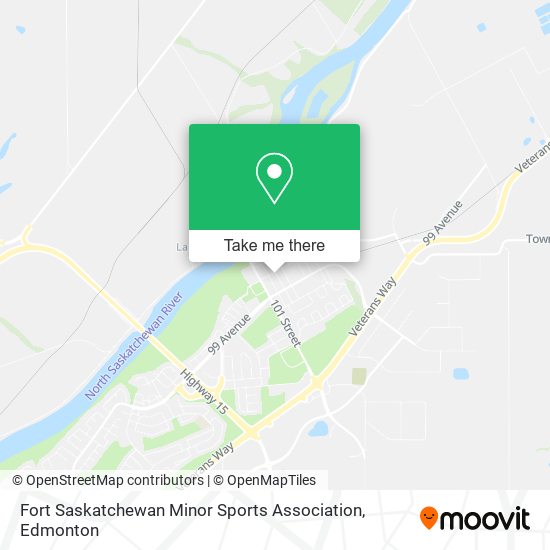 Fort Saskatchewan Minor Sports Association map