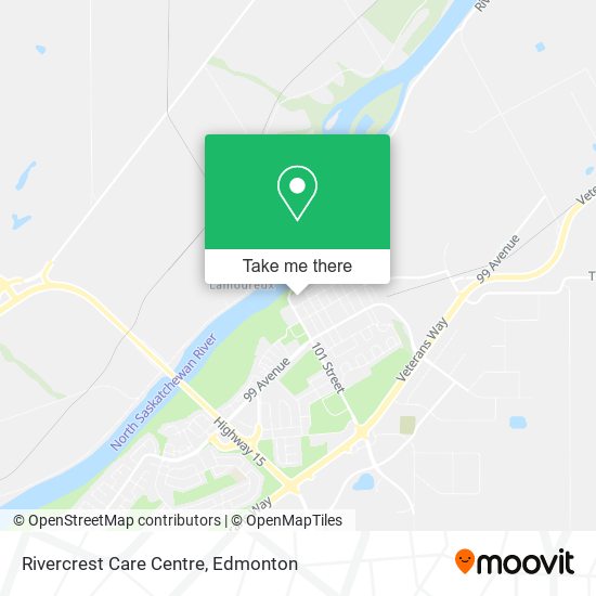 Rivercrest Care Centre map