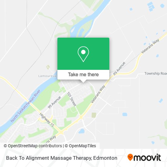 Back To Alignment Massage Therapy map