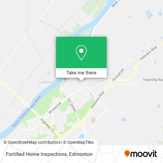 Fortified Home Inspections map