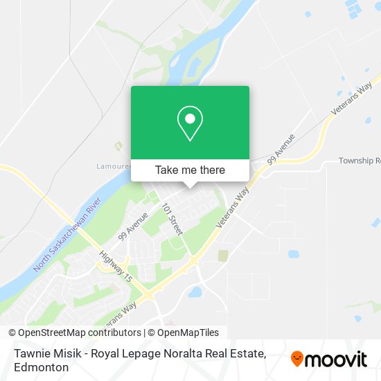 Tawnie Misik - Royal Lepage Noralta Real Estate map