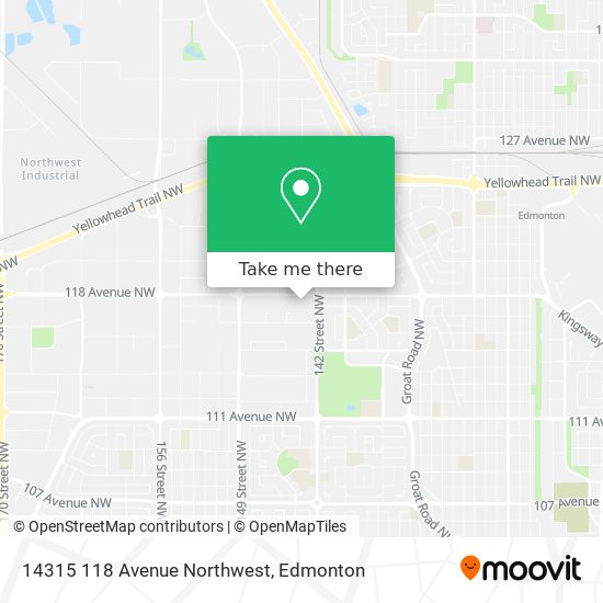 14315 118 Avenue Northwest map