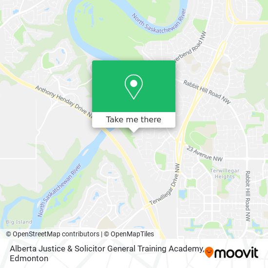 Alberta Justice & Solicitor General Training Academy plan