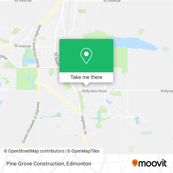 Pine Grove Construction map