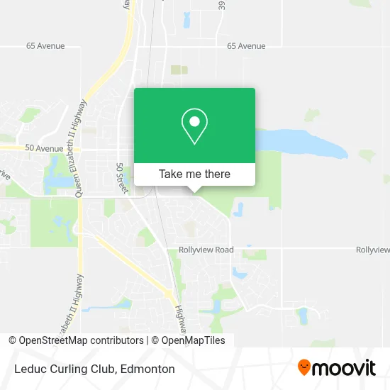 Leduc Curling Club map