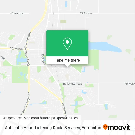 Authentic Heart Listening Doula Services map