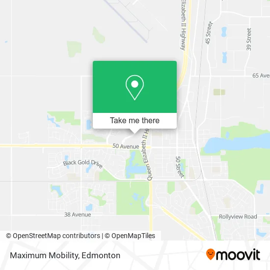 Maximum Mobility map