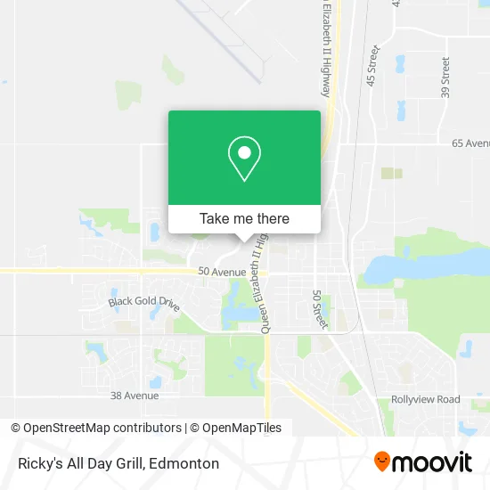 Ricky's All Day Grill map