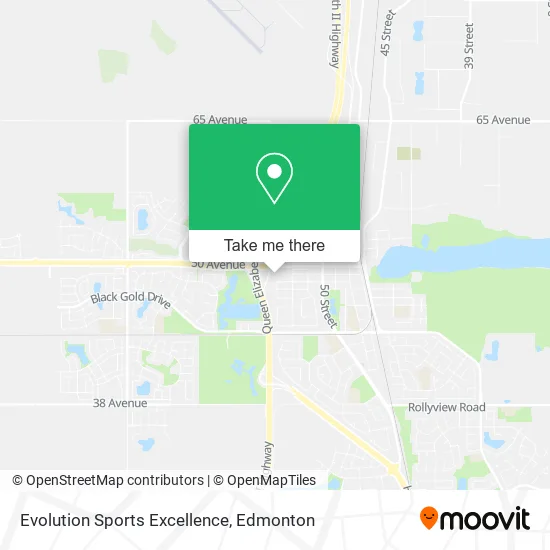 Evolution Sports Excellence map