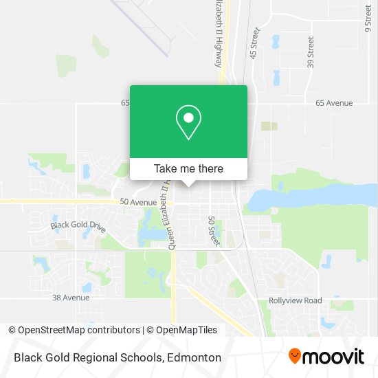 Black Gold Regional Schools map