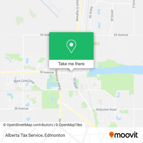 Alberta Tax Service map