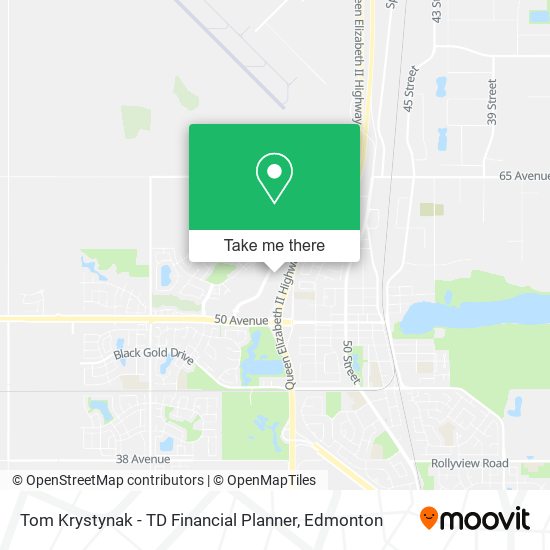 Tom Krystynak - TD Financial Planner map