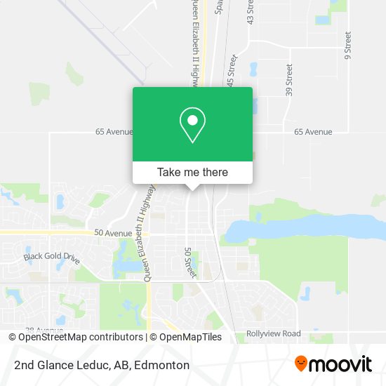 2nd Glance Leduc, AB map