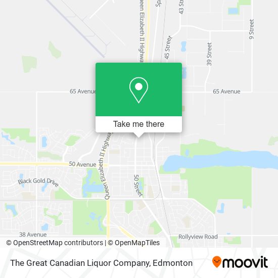 The Great Canadian Liquor Company map