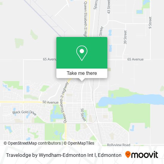 Travelodge by Wyndham-Edmonton Int l map