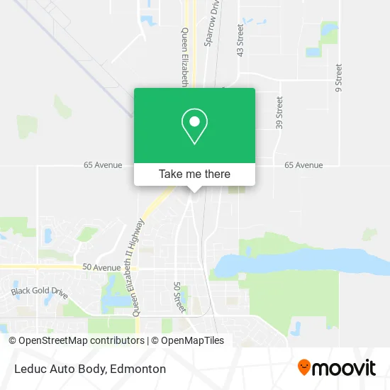 Leduc Auto Body map