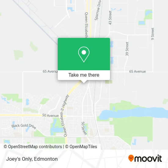 Joey's Only map