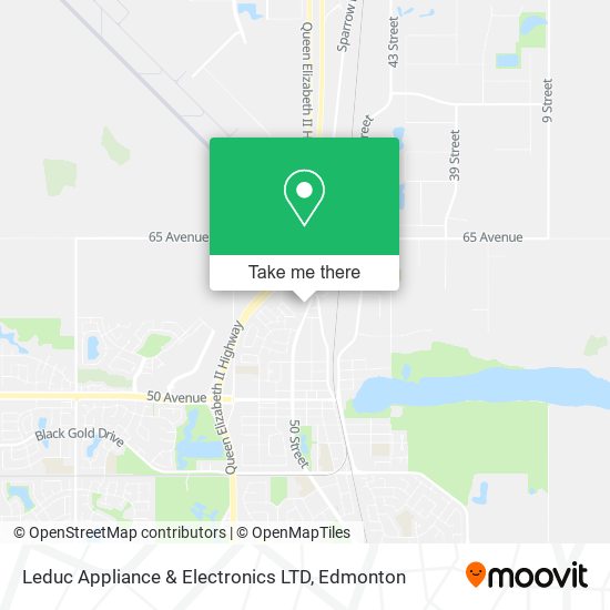 Leduc Appliance & Electronics LTD map