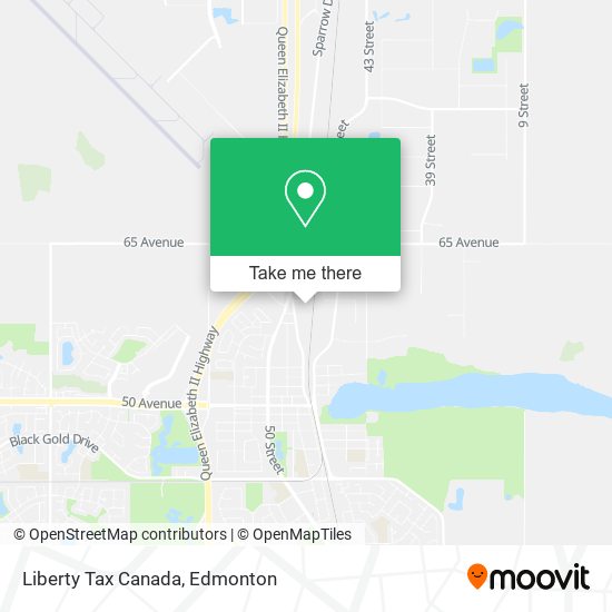 Liberty Tax Canada map
